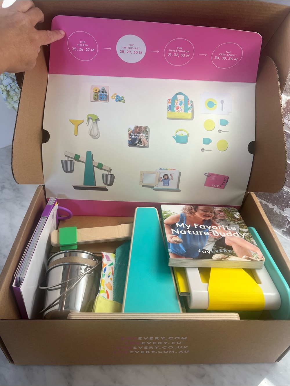 Lovevery The Enthusiast Play Kit- New & Complete